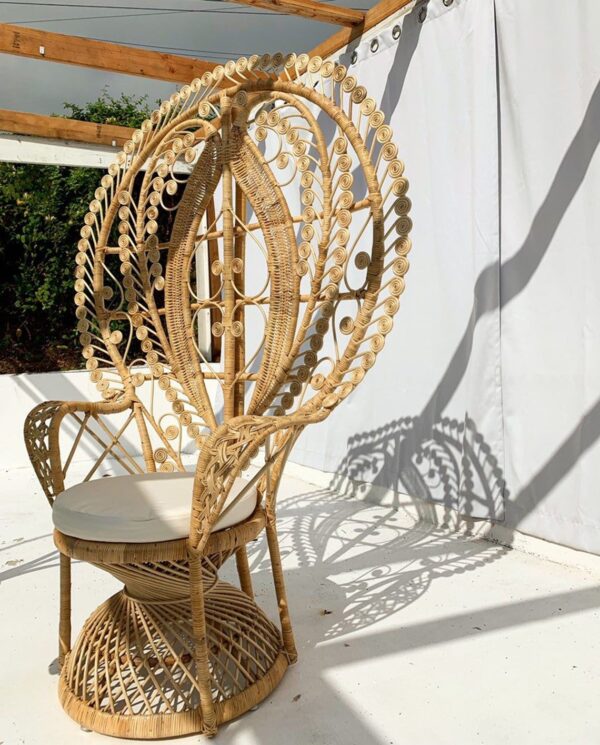 Handmade Rattan Peacock Chair - Image 4
