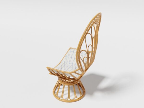 Handmade Rattan Peacock Chair - Image 6
