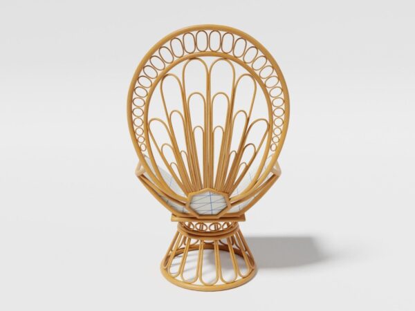 Handmade Rattan Peacock Chair - Image 7