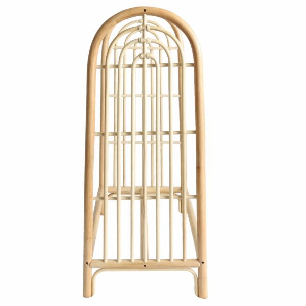 Handmade Rattan Clothing Rack - Image 4