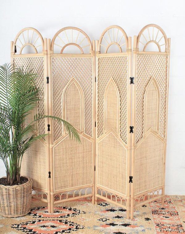 Handmade Rattan Partitions | Rattan Screen | Rattan Room Divider