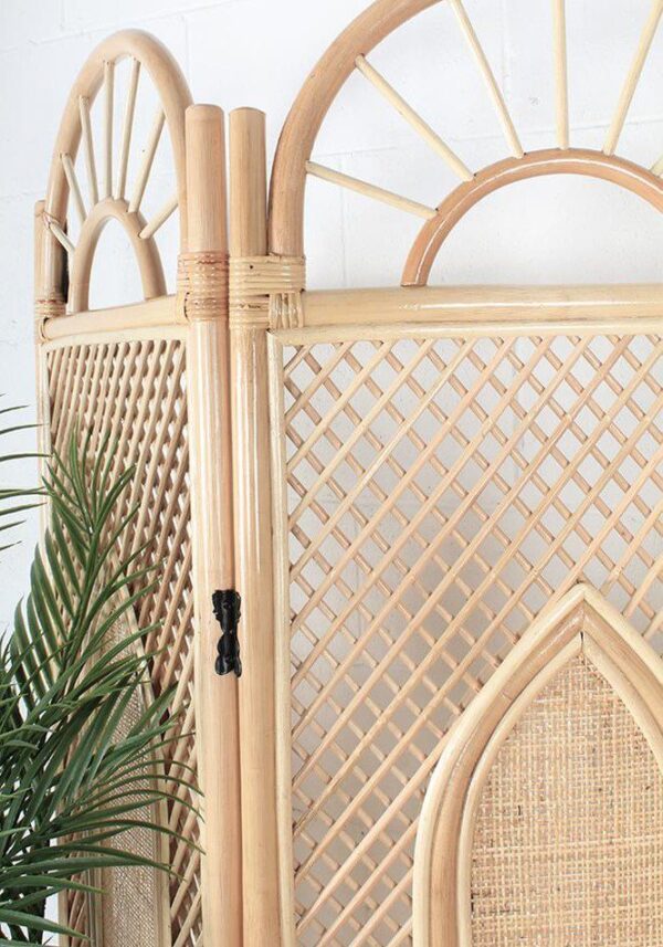 Handmade Rattan Partitions | Rattan Screen | Rattan Room Divider - Image 2