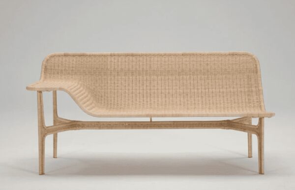 Handmade Rattan Sofa - Image 2
