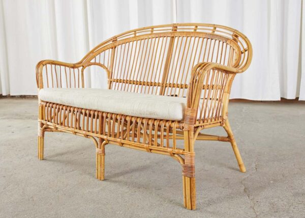Handmade Rattan Sofa - Image 2