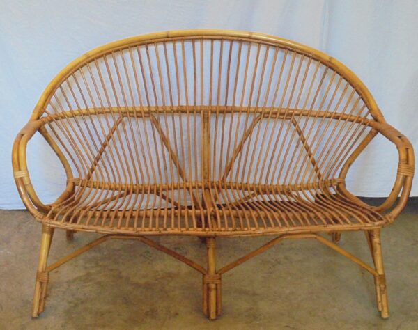 Handmade Rattan Sofa - Image 2
