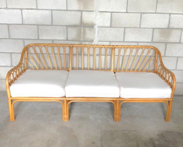 Handmade Rattan Sofa - Image 3