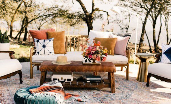 Handmade Rattan Sofa - Image 4