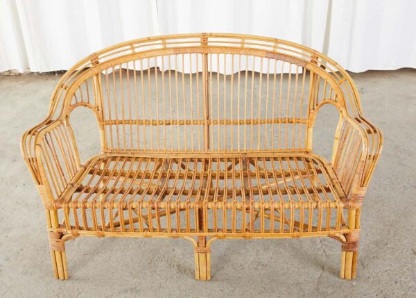 Handmade Rattan Sofa - Image 4