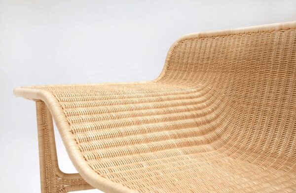 Handmade Rattan Sofa - Image 5