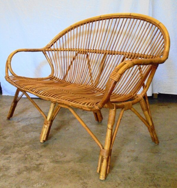 Handmade Rattan Sofa - Image 5