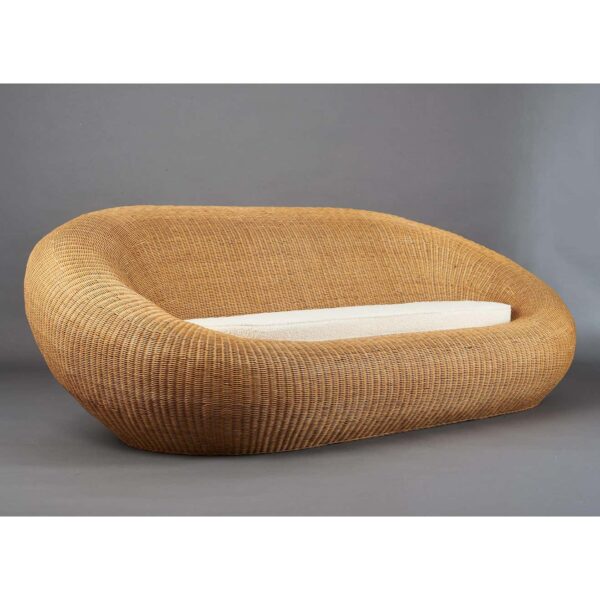 Handmade Rattan Sofa - Image 6