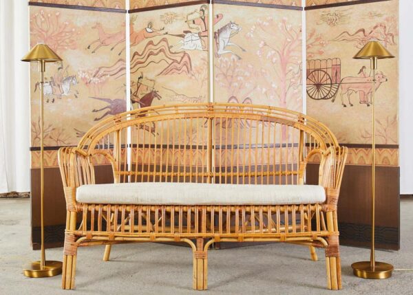Handmade Rattan Sofa - Image 7