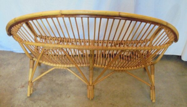 Handmade Rattan Sofa - Image 7