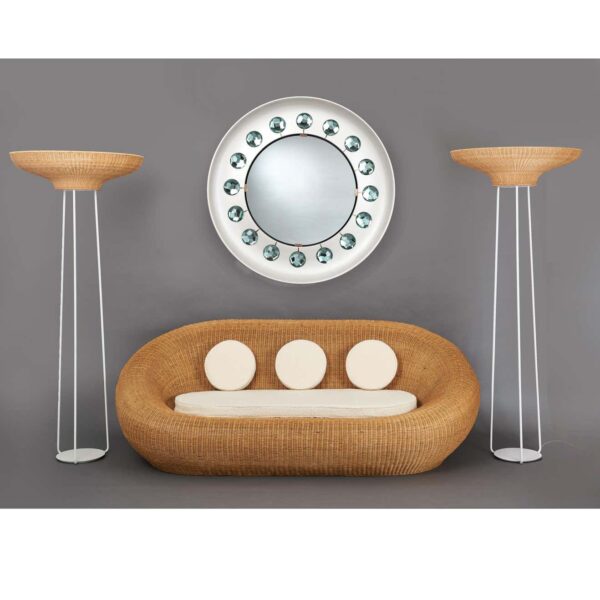 Handmade Rattan Sofa - Image 7