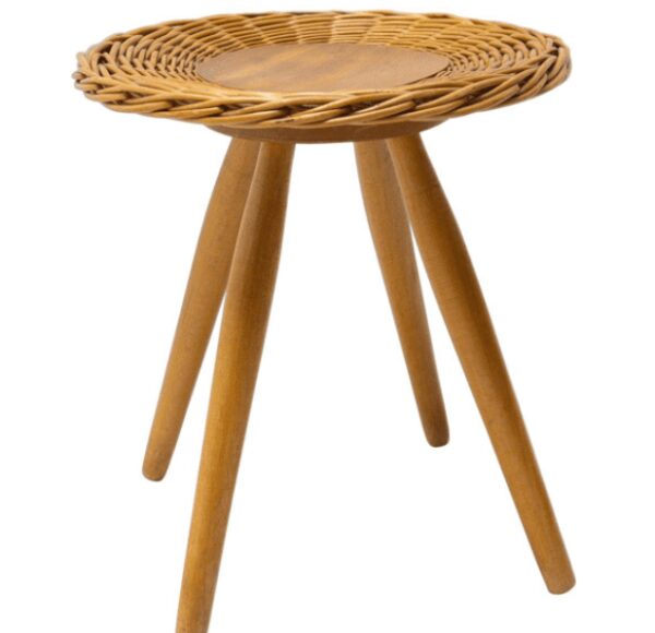 Handmade Rattan Stool - Image 3