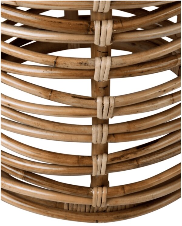 Handmade Rattan Stool - Image 3