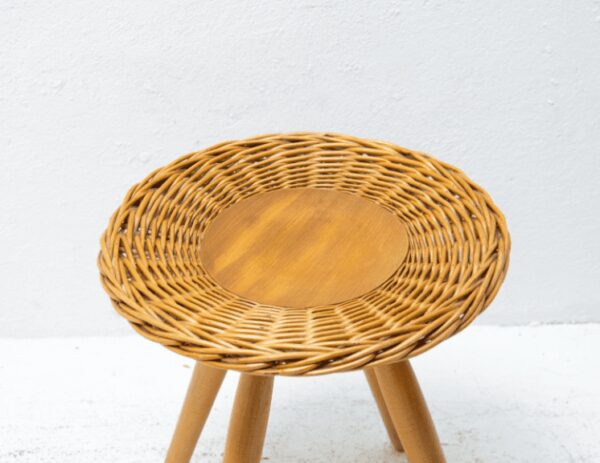 Handmade Rattan Stool - Image 5