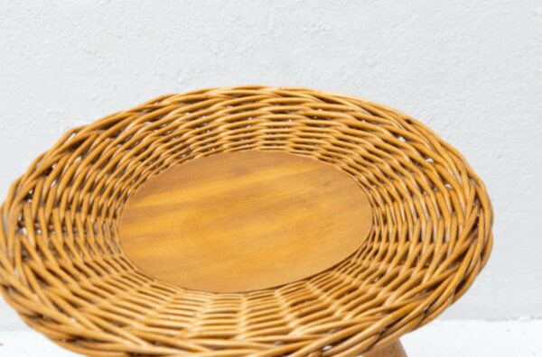 Handmade Rattan Stool - Image 7