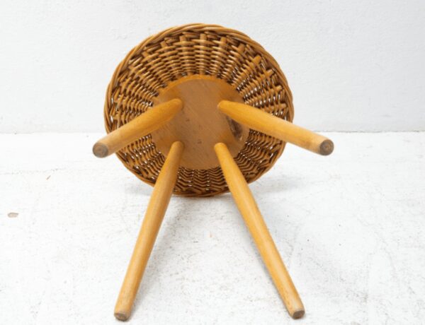 Handmade Rattan Stool - Image 8