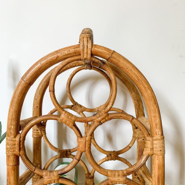 Handmade Rattan Wine Rack - Image 3