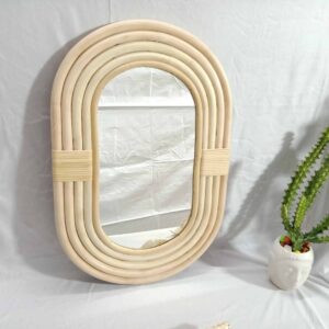 Cane Rectangle Mirror