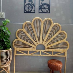 Handmade Rattan Bed Head