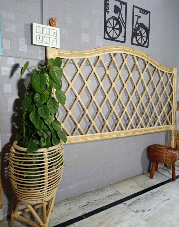 Handmade Rattan Bed Head | Rattan Head Board - Image 4