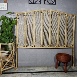 Handmade Rattan Cane Bed Head