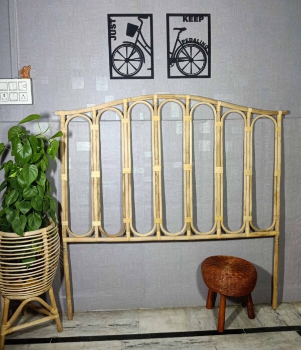 Rattan Cane Bed Head | Handmade Head Board - Image 2