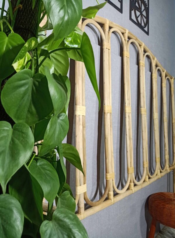 Rattan Cane Bed Head | Handmade Head Board - Image 6