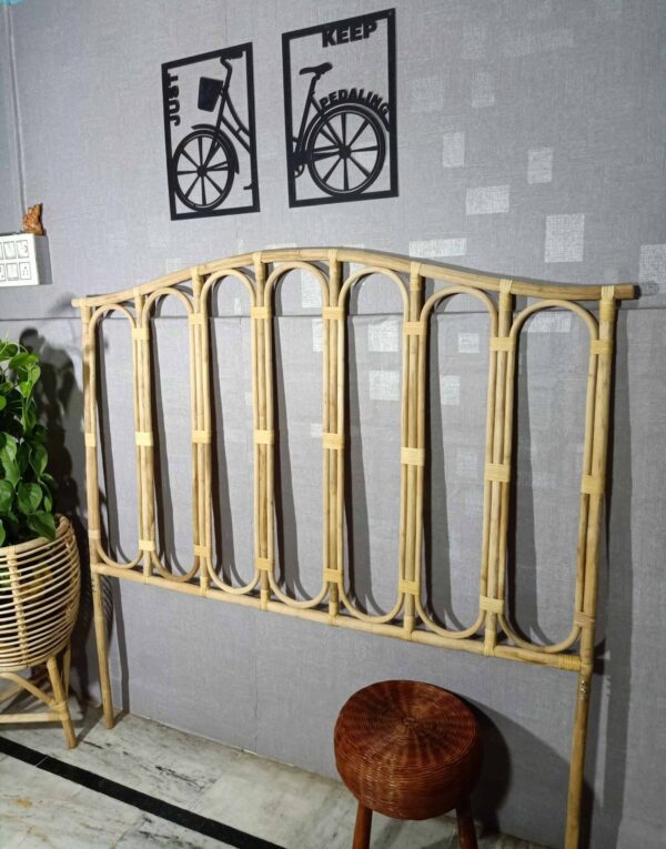 Rattan Cane Bed Head | Handmade Head Board - Image 7