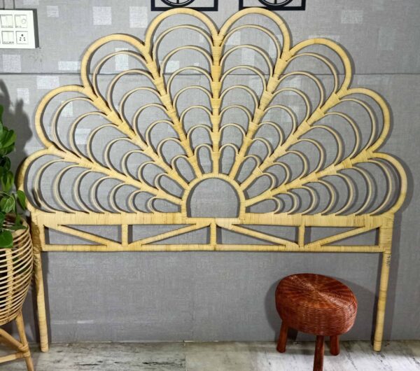 Handmade Rattan Bed Head | Rattan Head Board - Image 3